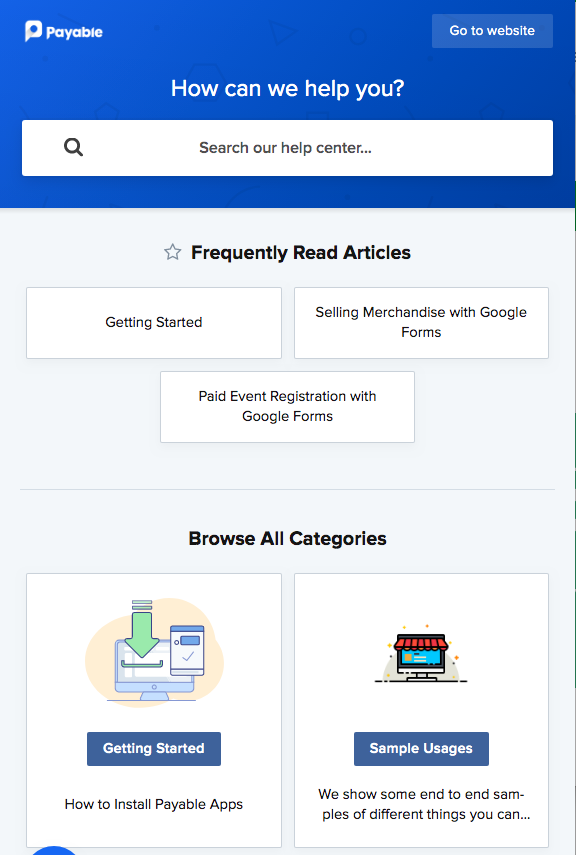 Payable Help Centre